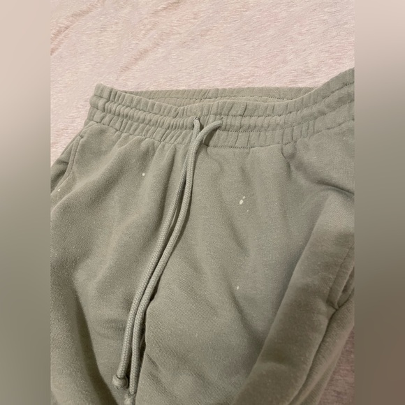 Tna AIRY FLEECE BOYFRIEND SWEATPANT in Seagrass Green Size XS - Picture 5 of 6